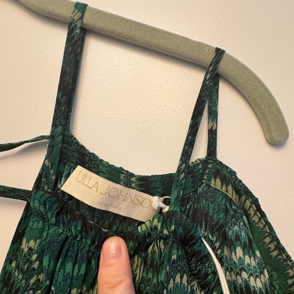 Ulla Johnson NWT Silvia Peacock Dress Sz 2 Silk w/ Ruffles - Picture 7 of 10